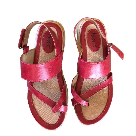 boc | Shoes | Boc Red Sandals Final Sale | Poshmark